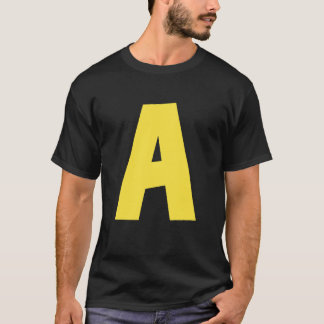 Camiseta Letra A Divertido Grupo Combinación Halloween para