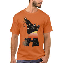 Letra A monograma de Halloween