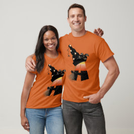Camiseta Letra A monograma de Halloween