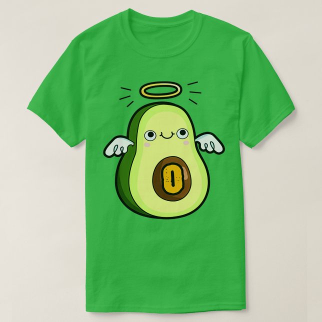 Camiseta Letra alfabética o aguacate guacamole sagrado lind (Diseño del anverso)