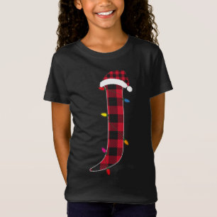 Camiseta Letra alucinante J nombre inicial búfalo represent
