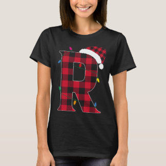 Camiseta Letra alucinante R nombre inicial búfalo represent