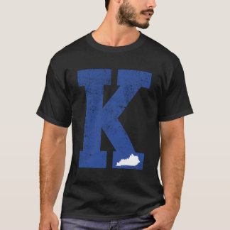 Camiseta Letra azul K Kentucky