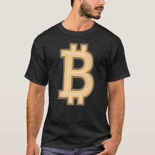 Camiseta Letra B alfabética Moneda de banco