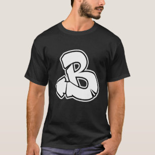 Camiseta Letra B Graffiti 1
