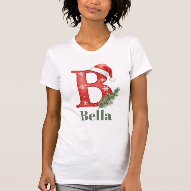 Camiseta Letra B Personalizada (Anverso)