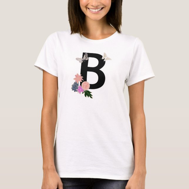 Camiseta Letra B T-Shirt (Anverso)