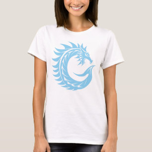 Camiseta Letra C de estilo dragón, alfabeto de dragón, mono