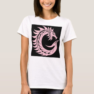 Camiseta Letra C de estilo dragón, alfabeto de dragón, mono