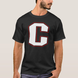 Camiseta Letra C monograma C inicial alfabeto mayúscula C