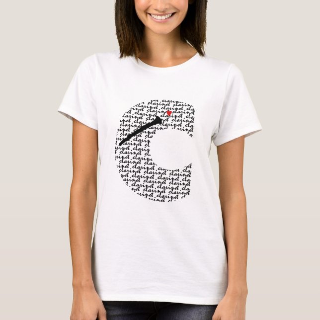 Camiseta Letra Clarinet C (Anverso)