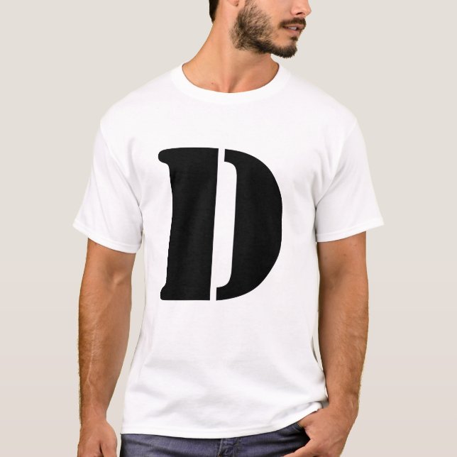 Camiseta Letra D (Anverso)