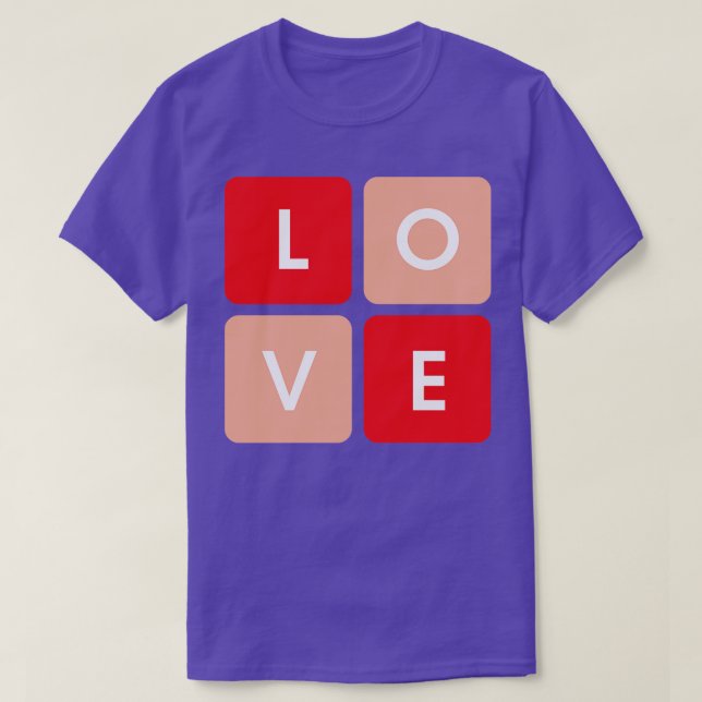 Camiseta Letra de amor (Diseño del anverso)