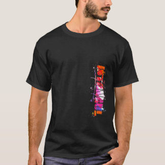 Camiseta Letra de Estambul de color de agua