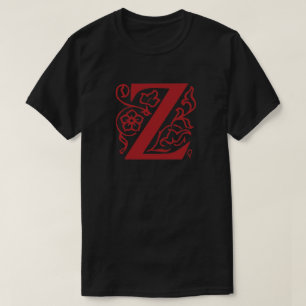 Camiseta Letra de fantasía Z