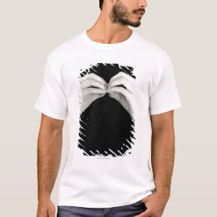 Camiseta Letra de firma b del hombre en lenguaje de signos