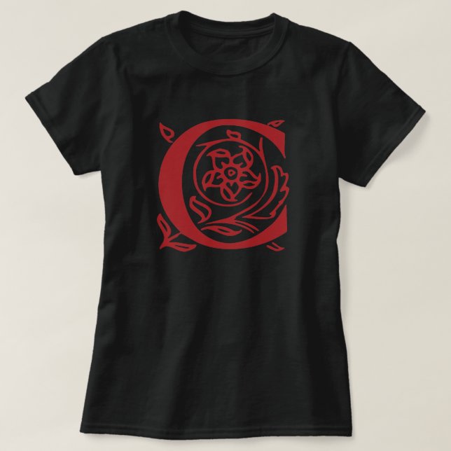 Camiseta Letra de grifo C (Diseño del anverso)