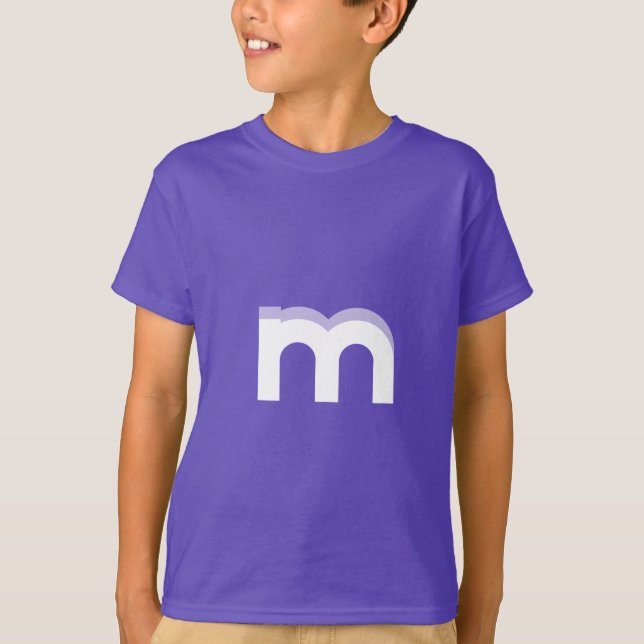 Camiseta Letra de M (Anverso)