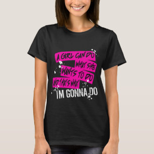Camiseta Letra de Mala Reputación de Mujeres