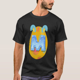 Camiseta Letra de Pascua Abecedario ABC Aprendizaje Diverti