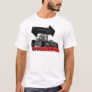 Camiseta Letra de Supermodified w/red