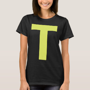 Camiseta Letra divertida T disfraz verde de Halloween