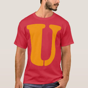 Camiseta Letra divertida U Alfhabet Teacher Kindergarten Pr