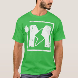 Camiseta Letra eléctrica M Engi eléctrico o electromagnétic