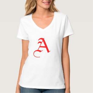 Camiseta Letra escarlata