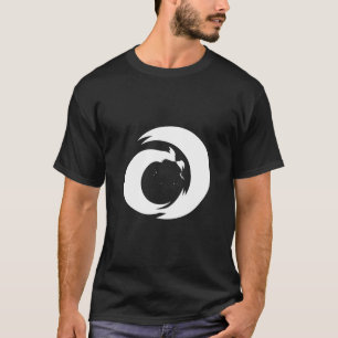 Camiseta Letra estilizada "A" Monograma Arte Moderno