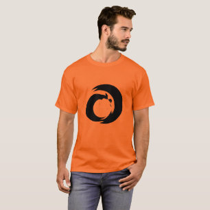 Camiseta Letra estilizada "A" Monograma Arte Moderno