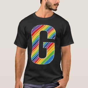 Camiseta Letra G Orgullo Gay Lesbiana Letra Trans Bisexual 