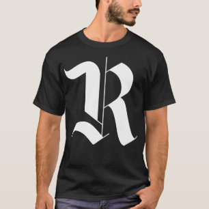 Camiseta Letra gótica R