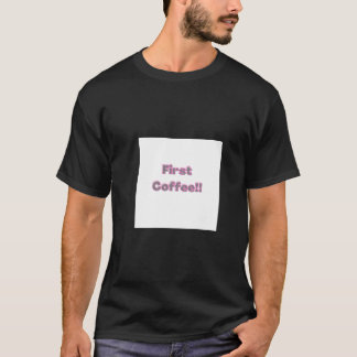 Camiseta Letra gráfica tee de hombro de gota