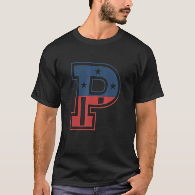 Camiseta Letra grande P (Anverso)