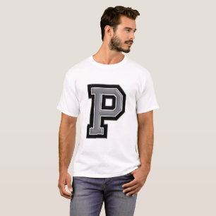 Camiseta Letra grande P