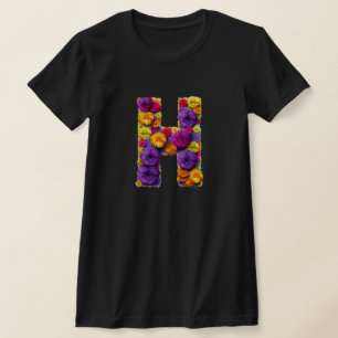 Camiseta Letra H