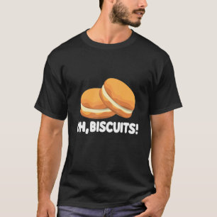 Camiseta letra impresa para el diseño de biscuit oh biscuit