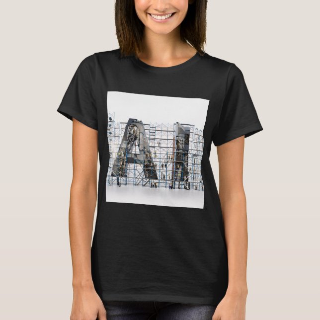 Camiseta Letra Industrial – IA (Anverso)
