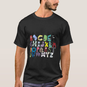 Camiseta Letra infantil villana abcs Costume niños coincidi