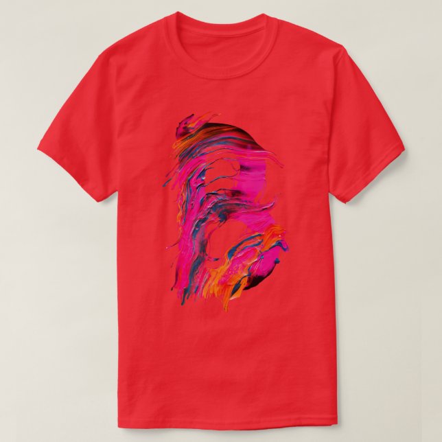 Camiseta Letra inicial coloreada B (Diseño del anverso)