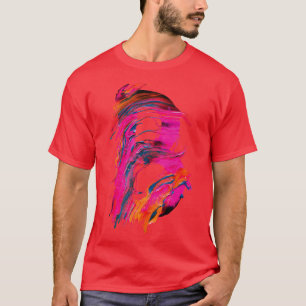 Camiseta Letra inicial coloreada B
