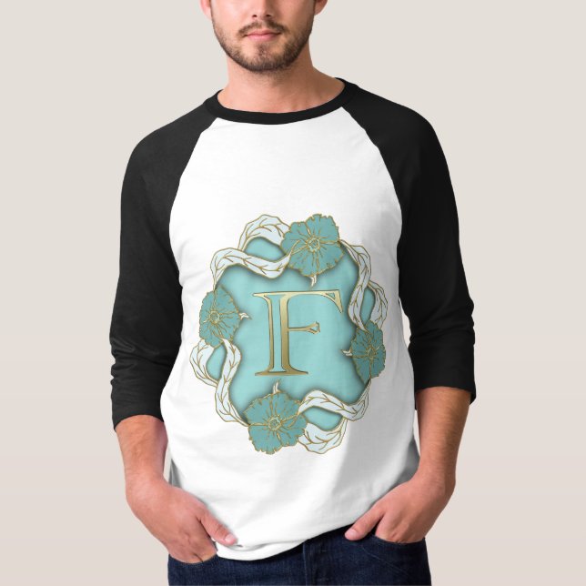 Camiseta Letra Inicial del Alfabeto (Anverso)