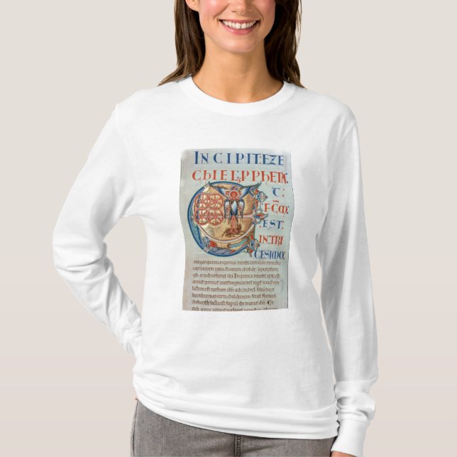 Camiseta Letra inicial "E" y factum est (Anverso)