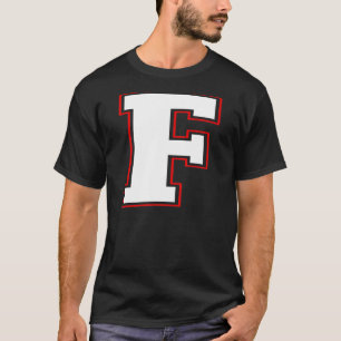 Camiseta Letra inicial F monograma F mayúscula Alfabeto