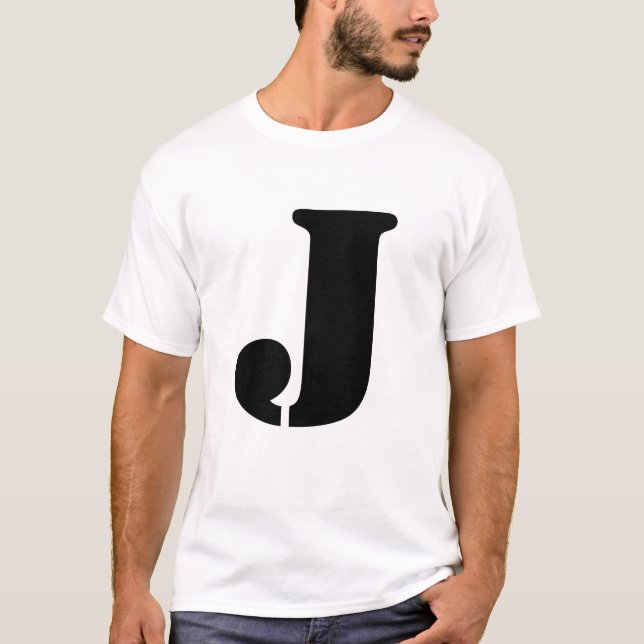 Camiseta Letra J (Anverso)