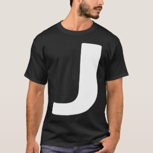 Camiseta Letra J minúscula halloween ABC letra J