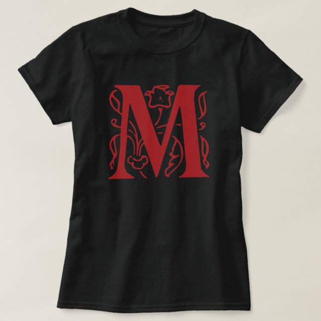 Camiseta Letra M minúscula (Diseño del anverso)