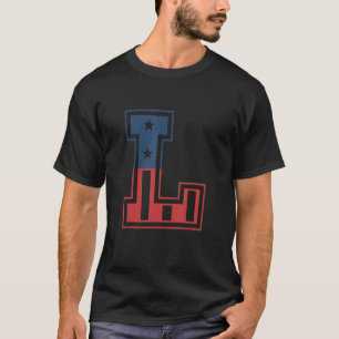 Camiseta Letra mayúscula L