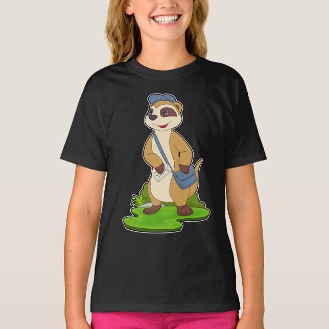 Camiseta Letra Meerkat Postman (Anverso)